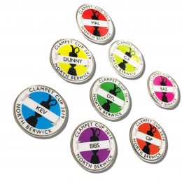 Personalised golf ball markers