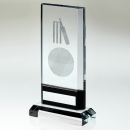 Glass Cricket trophy