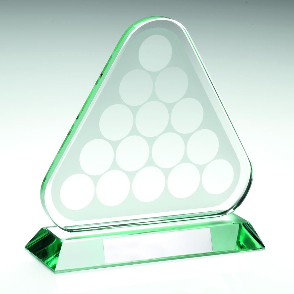 Glass Snooker or Pool Trophy