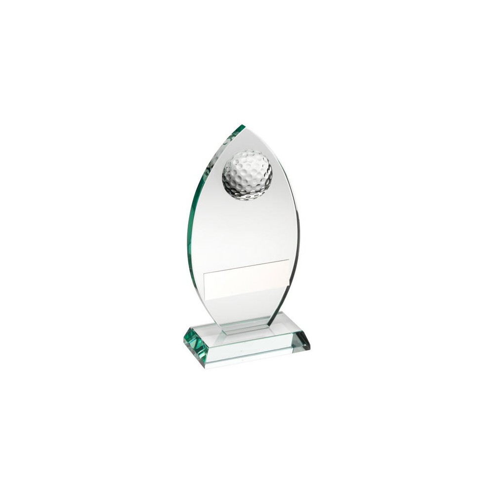 Glass Golf Trophy