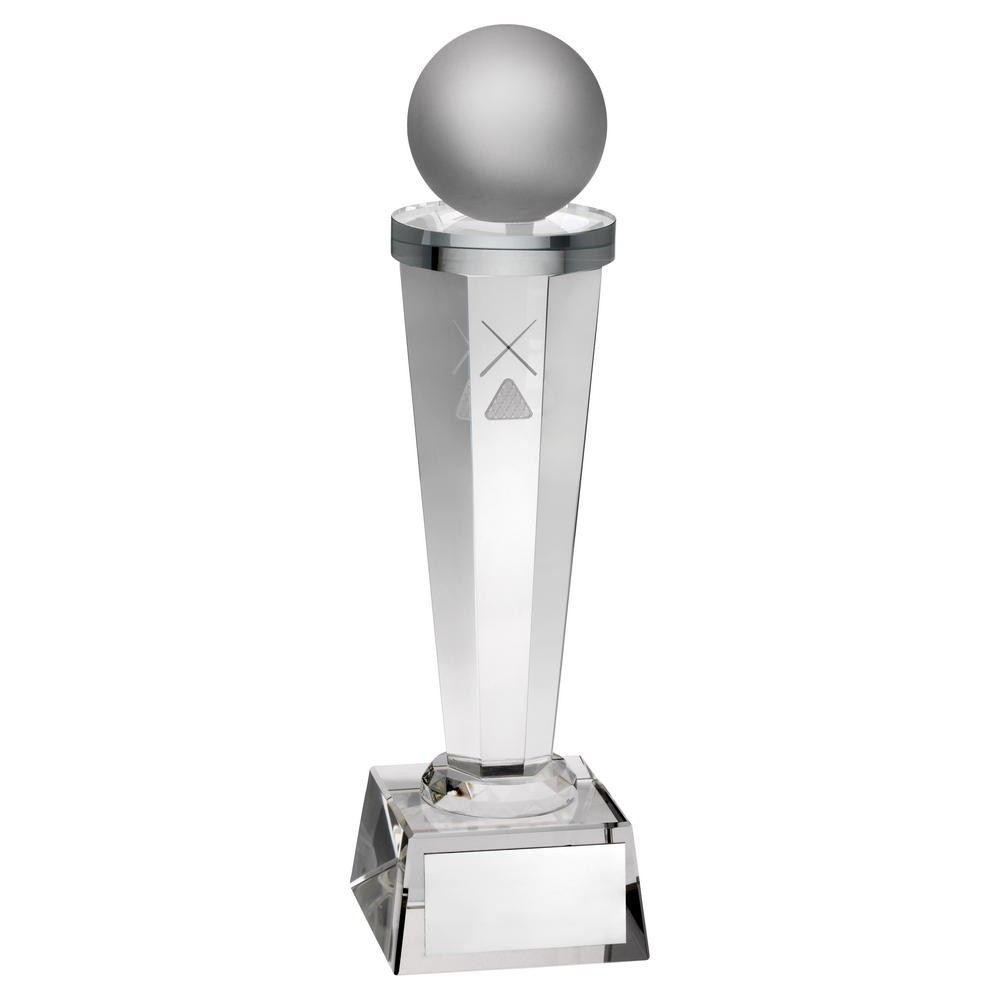 Pool / Snooker Hologram Glass Tower Award